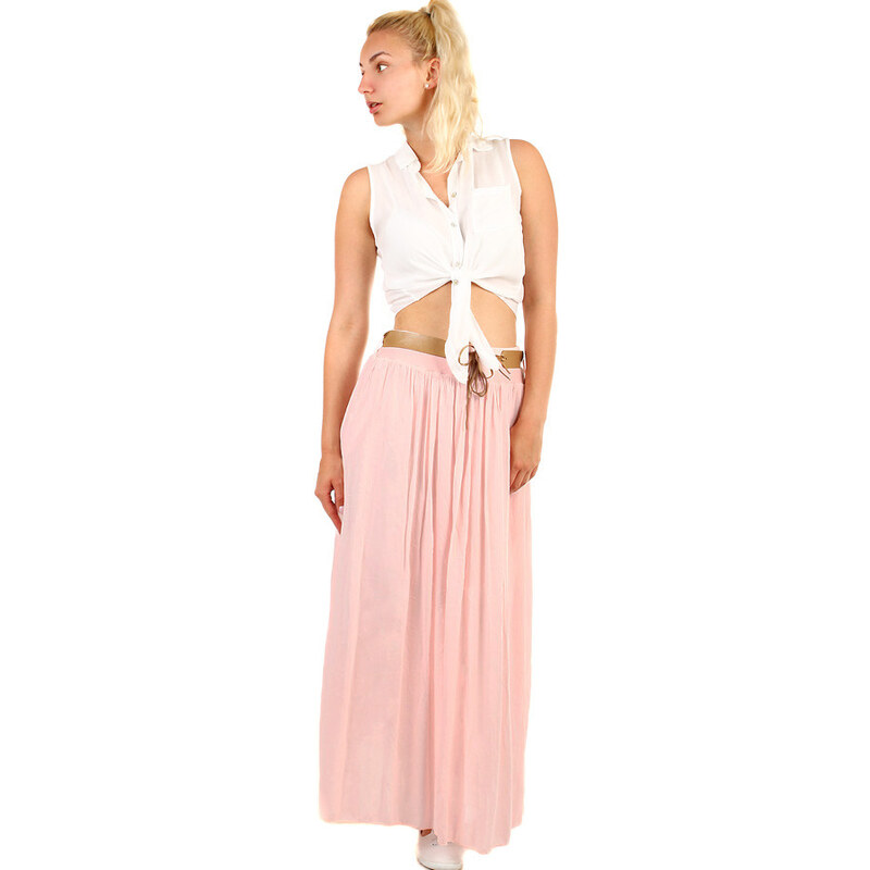 TopMode Dámska dlhá sukňa s vreckami 31809434