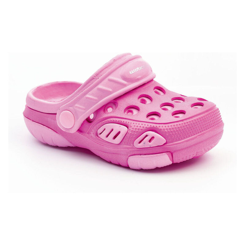 Detské kroksy - šľapky - sandále WINK Eco Ružové 46771457