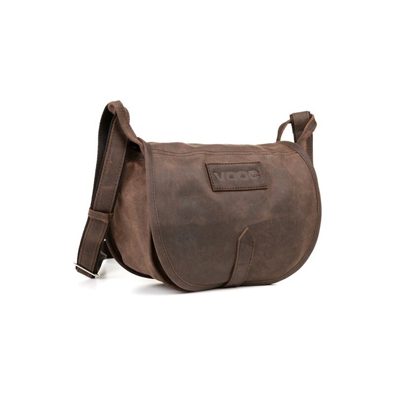 VOOC Dámska kožená crossbody kabelka | čierna 116 40873616