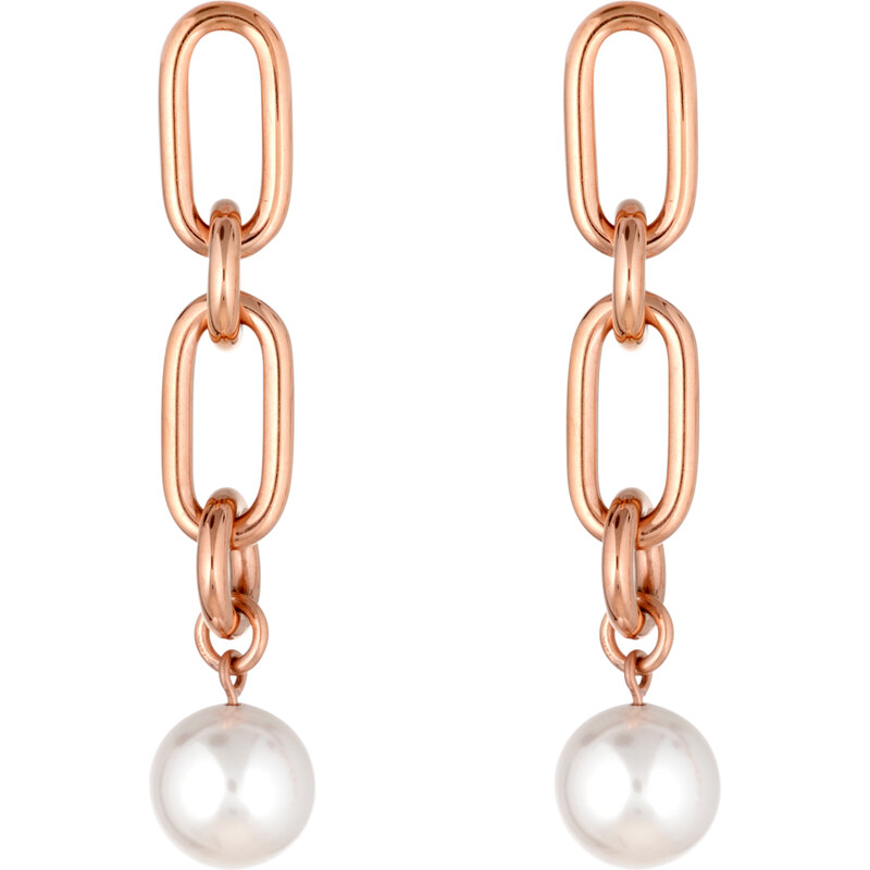 Liu Jo Fashion bronzové náušnice s perlami LJ1739 66582988