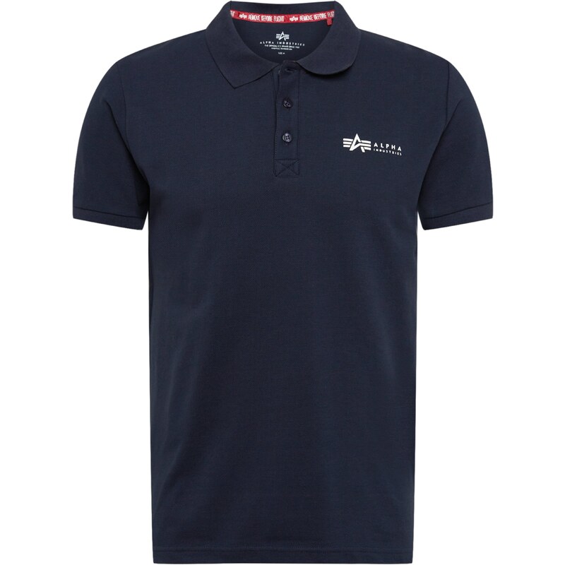 ALPHA INDUSTRIES Tričko námornícka modrá / biela 32082292