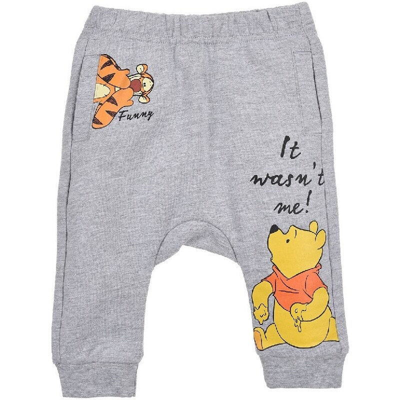 Sivé dojčenské tepláky Winnie the Pooh 32064541