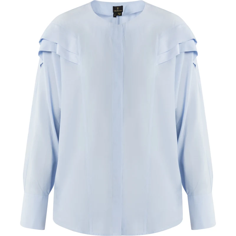 DreiMaster Klassik Blúzka svetlomodrá 65867712