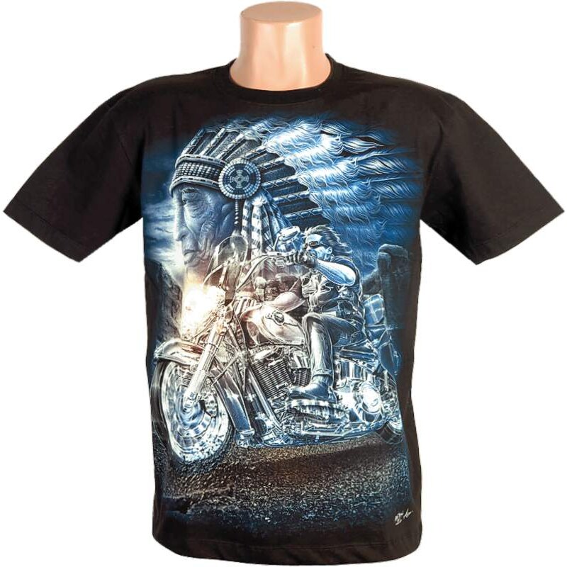Motorkárske tričko Indián 32072293