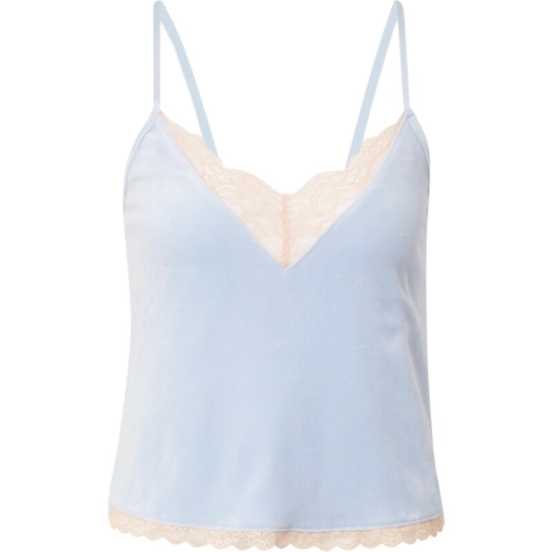 Hunkemöller Tričká na spanie Cami svetlomodrá 63209246