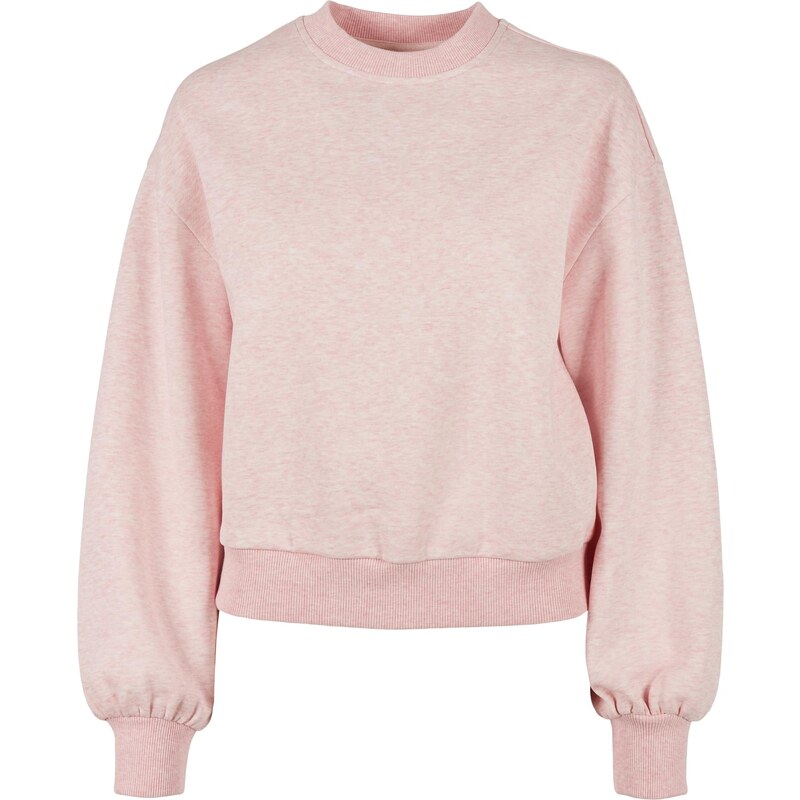 Urban Classics Womens oversized color Melange Crewneck pink melange 67369833