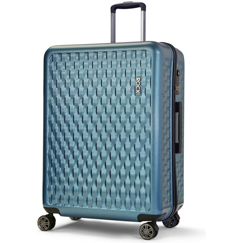 cestovný kufor ROCK TR-0192/3-L ABS/PC - modrá 62192729