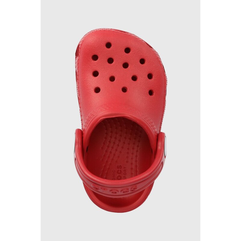 Detské šľapky Crocs červená farba