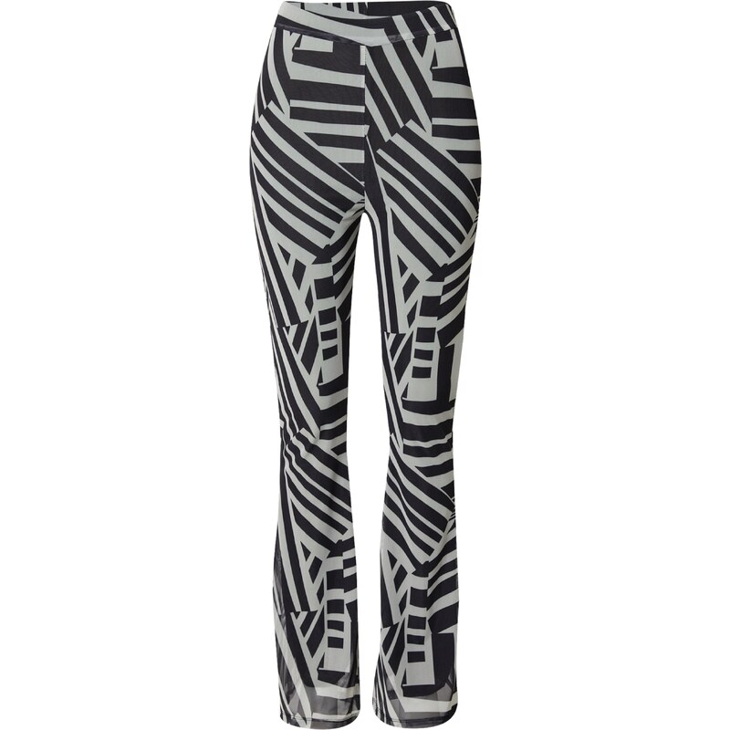 Nasty Gal Nohavice čierna / biela 54230768