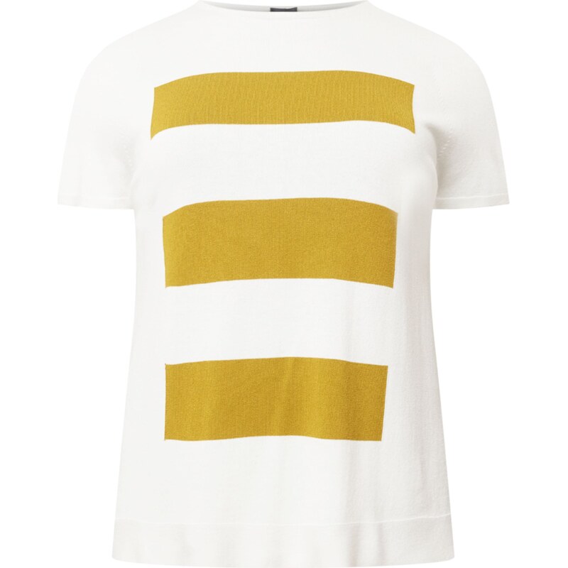 Persona by Marina Rinaldi Sveter APICE medová / biela 34064644