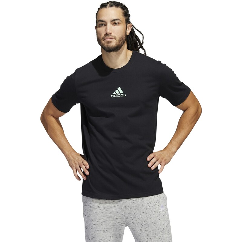 adidas Performance adidas Illustrative Icons Graphic T-Shirt BLACK 66567237