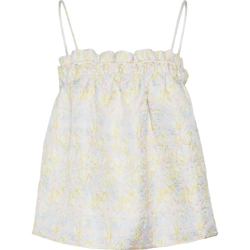 VERO MODA Top Nova svetlomodrá / svetložltá / svetlozelená / 54230577