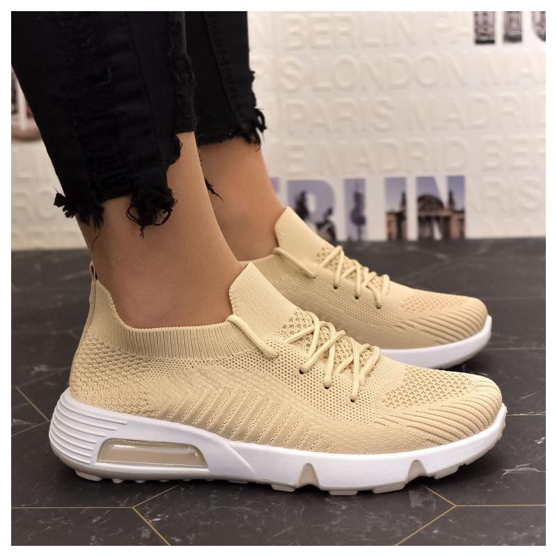 BOSIDO Dámske béžové tenisky GEPO 32141447