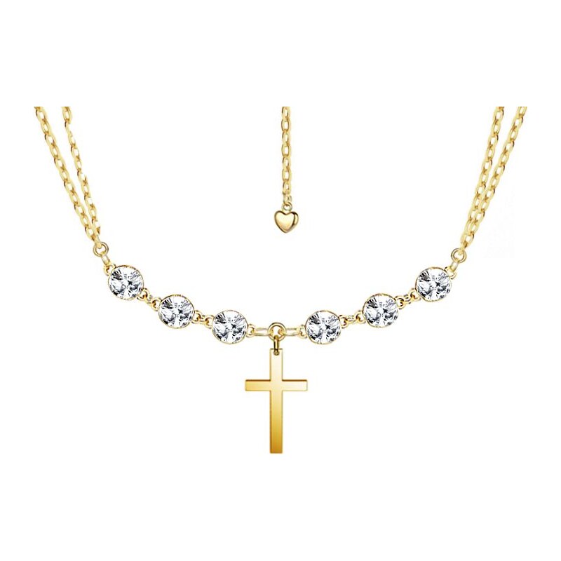 SWAROVSKI Elements Swarovski e. dámsky náhrdelník s krížikom Have 64075495