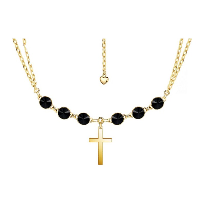 SWAROVSKI Elements Swarovski e. dámsky náhrdelník s krížíkom Have 64075496