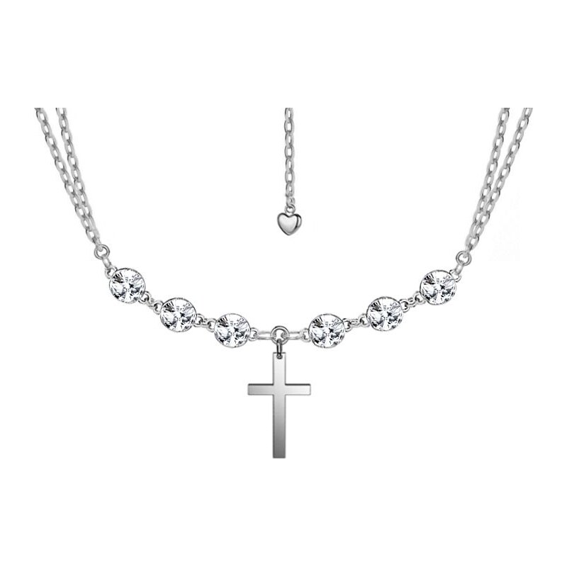 SWAROVSKI Elements Swarovski e. dámsky náhrdelník s krížikom Have 64956642