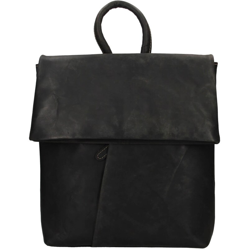 Kožený batoh HGL Town - čierna 32157337