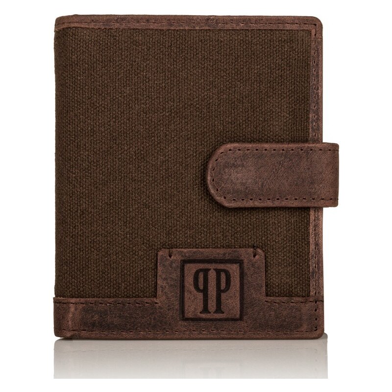 PAOLO PERUZZI Pánska kožená peňaženka s RFID | hnedá T-04-BR 32158257