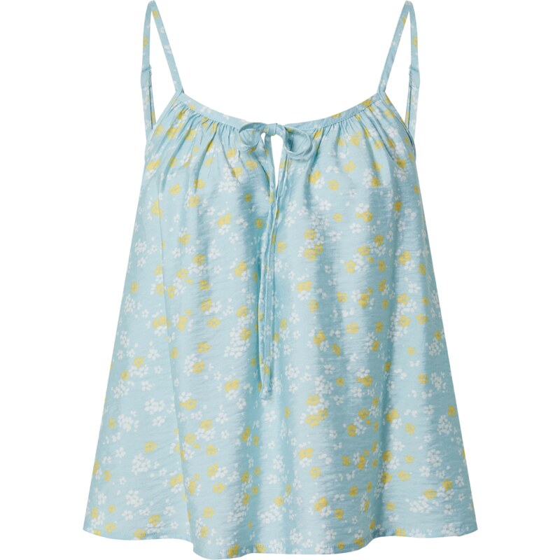 EDITED Top NADA svetlomodrá / medová / biela 32182622