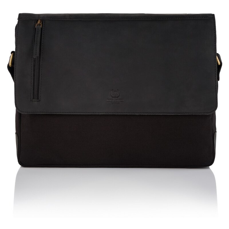 PAOLO PERUZZI Pánska taška cez rameno | čierna T-20-BL 32168278