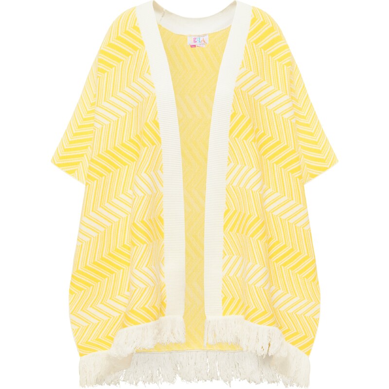 IZIA Pelerína žltá / biela 62239429