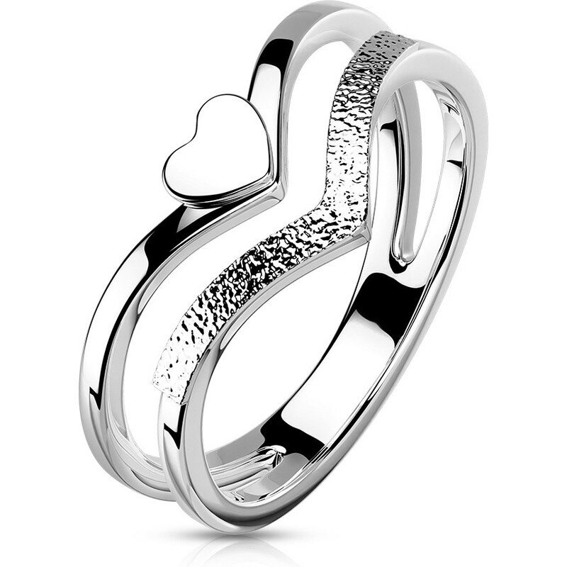 Dámsky prsteň z chirurgickej ocele NADINE 32201105