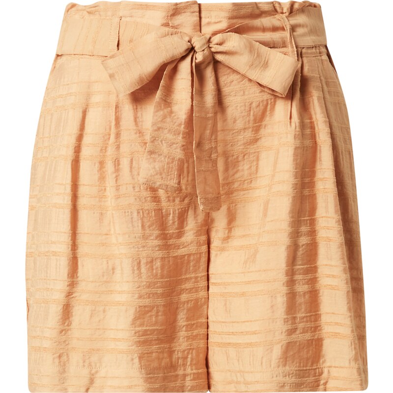 b.young Plisované nohavice IMILO broskyňová 32231040