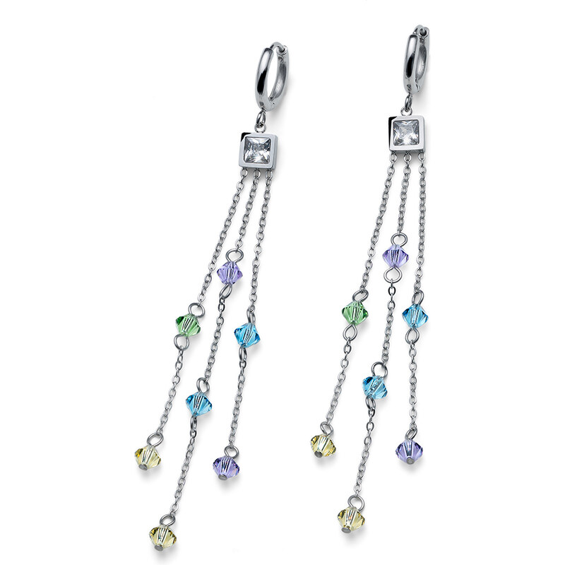 Oliver Weber Pôvabné kruhové náušnice s príveskami Really 23017 66594705