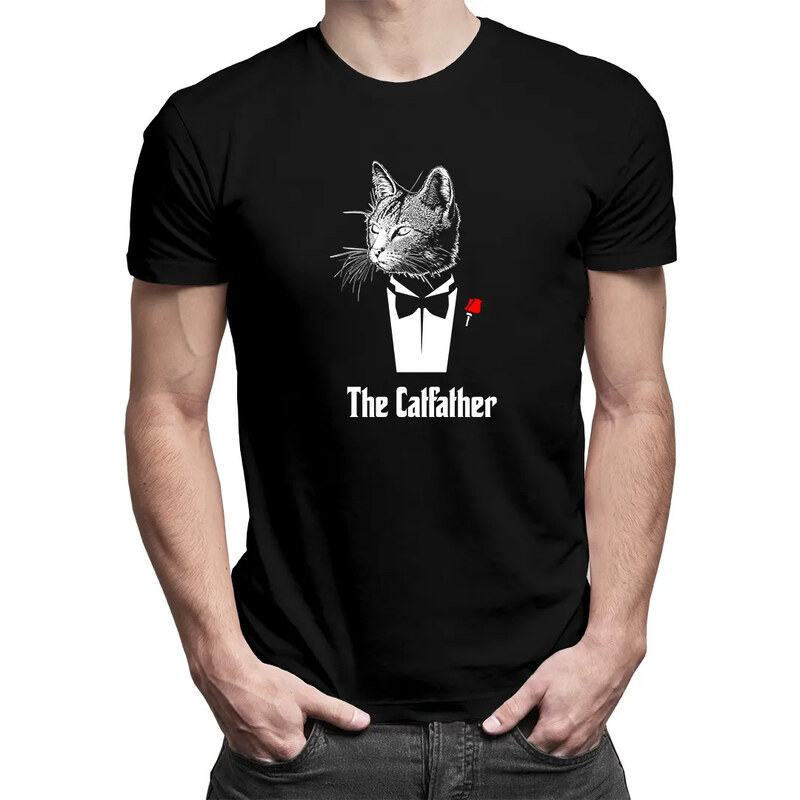 E-shop Garibald The Catfather - pánske tričko s potlačou
