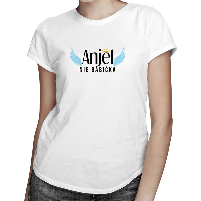 E-shop Garibald Anjel, nie babička - dámske alebo unisex tričko s