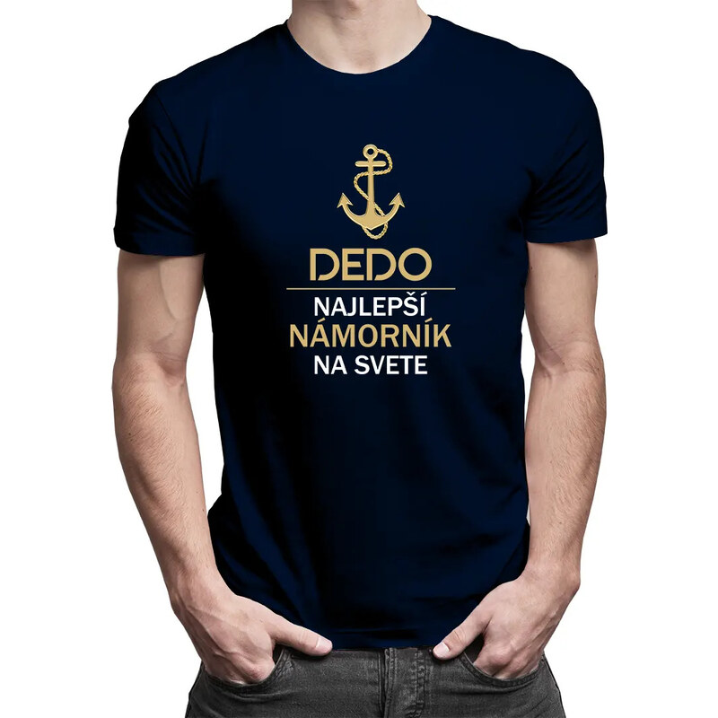E-shop Garibald Dedo - najlepší námorník na svete - pánske tričko s