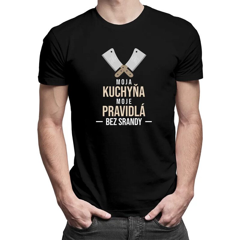 E-shop Garibald Moja kuchyňa, moje pravidlá, bez srandy - pánske tričko