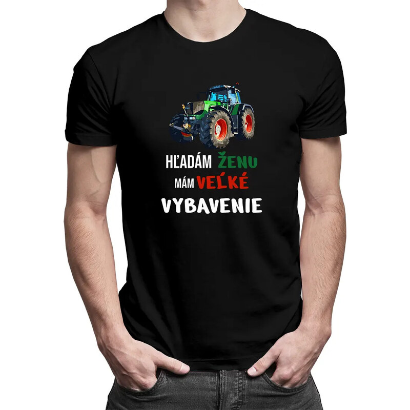 E-shop Garibald Hľadám ženu, mám veľké vybavenie - pánske tričko s