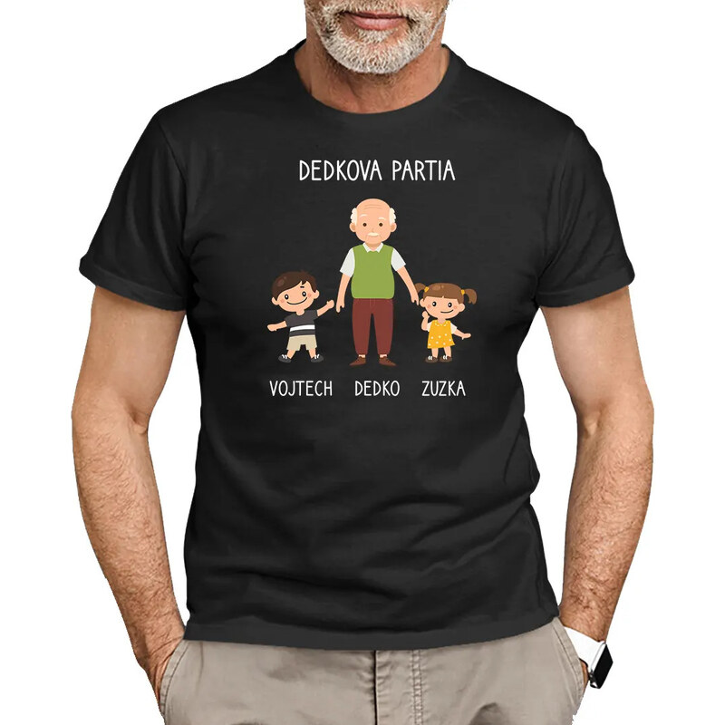E-shop Garibald Dedkova partia - pánske tričko s potlačou -