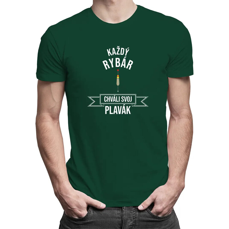 E-shop Garibald Každý rybár chváli svoj plavák - pánske tričko s