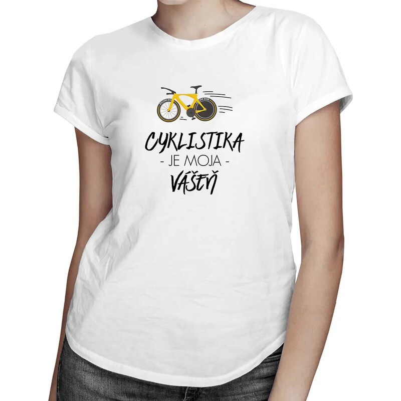 E-shop Garibald Cyklistika je moja vášeň - dámske tričko s potlačou