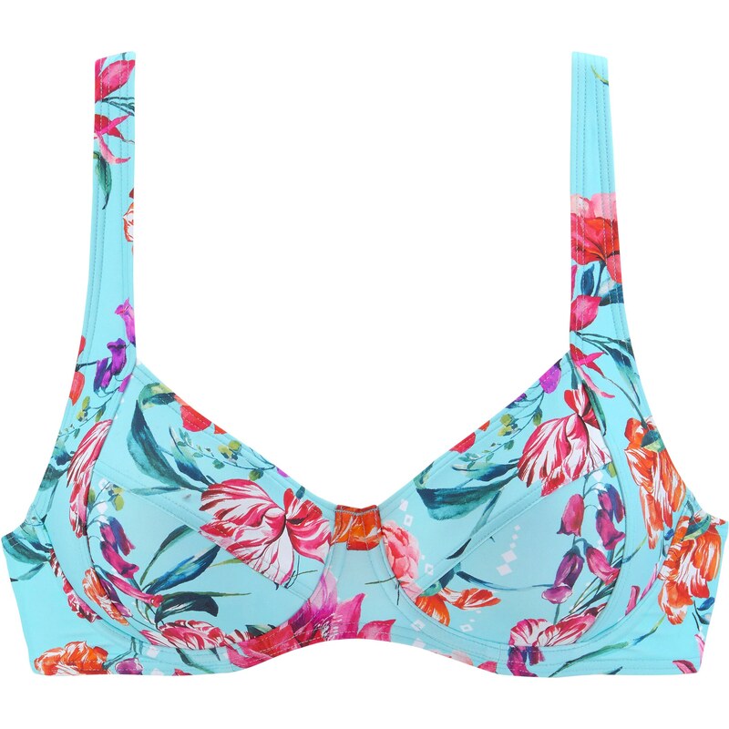 SUNSEEKER Bikinový top nebesky modrá / zelená / oranžová / červená 66857733