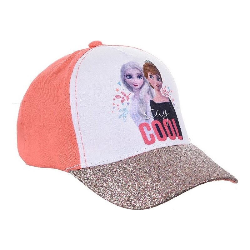 Bielo-oranžová dievčenská šiltovka Disney Frozen 32265206