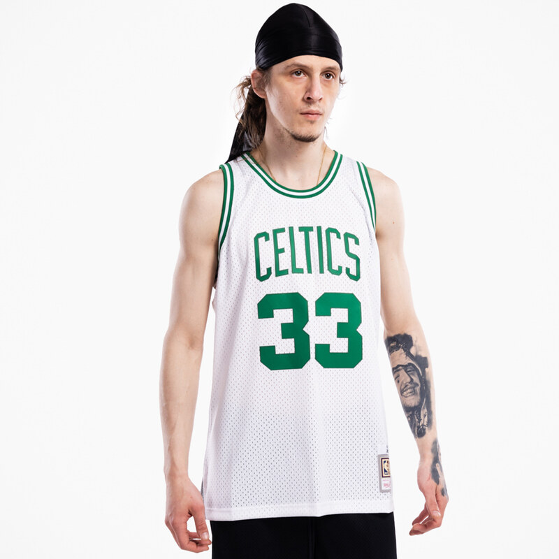 Mitchell & Ness Swingman Jersey Boston Celtics Larry Bird White - 66356177