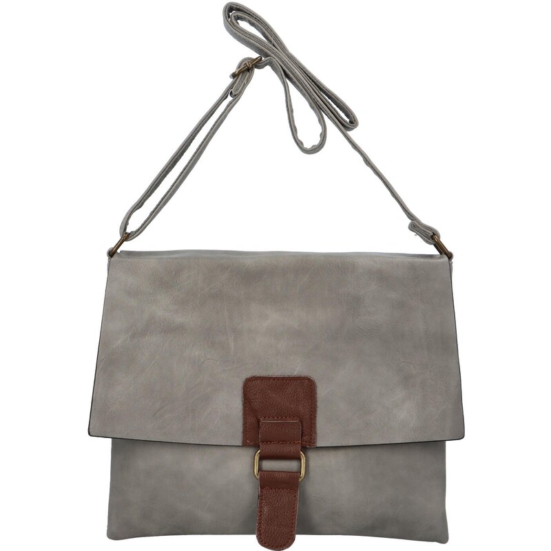 Dámska crossbody kabelka sivá - Paolo Bags Adsaast šedá 32296488