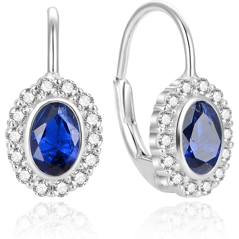 Beneto Očarujúce strieborné náušnice á la vojvodkyne Kate AGUC2722L 66584441