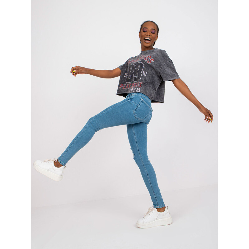 RUE PARIS Trousers jeans-RO-SP-PNT-2307.41X-blue 64792115