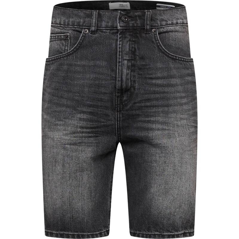 !Solid Džínsy čierny denim 64547488