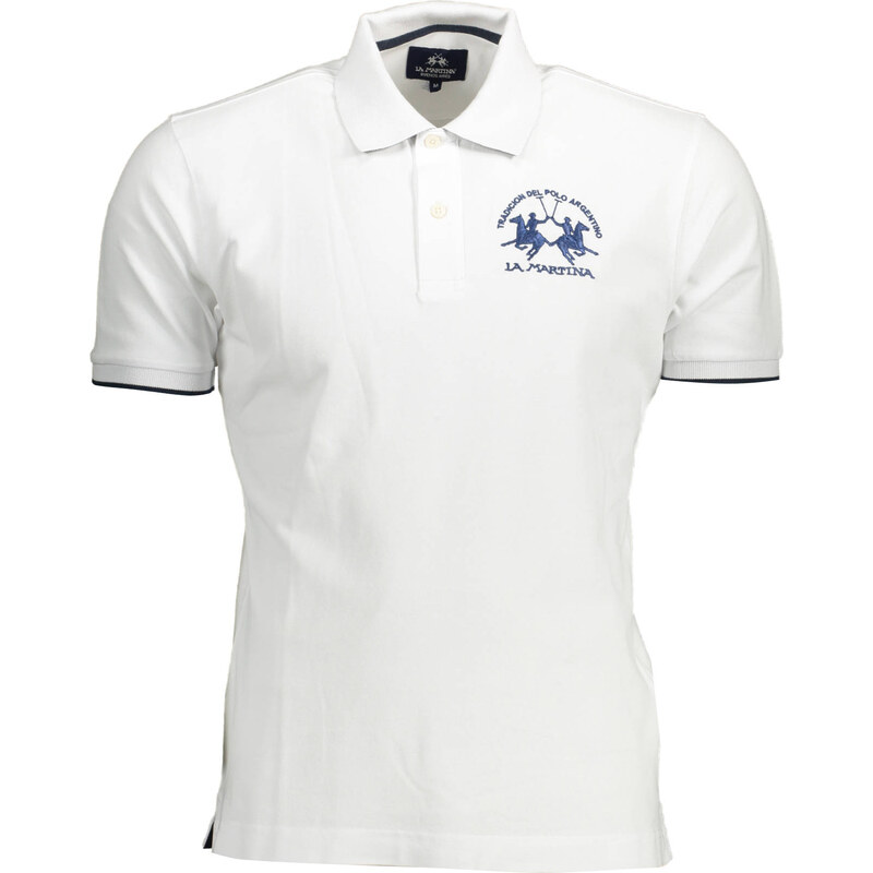 Biele pánske polo tričko LA MARTINA 64711856