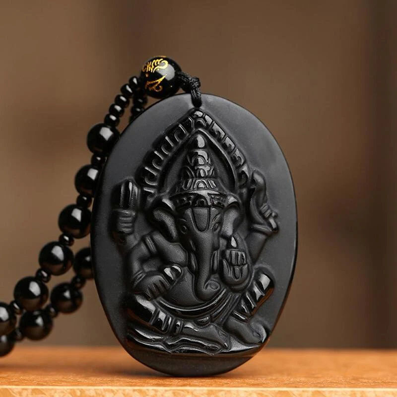 BudNej Amulet ÚSPECH a INTELIGENCIA z obsidiánu MN6016 35942083