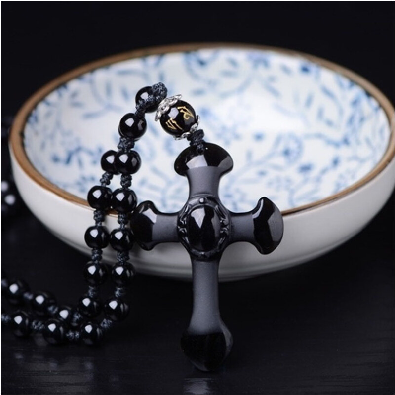 BudNej Amulet OCHRANY a PODSTATY BYTIA z obsidiánu MN6013 35942080