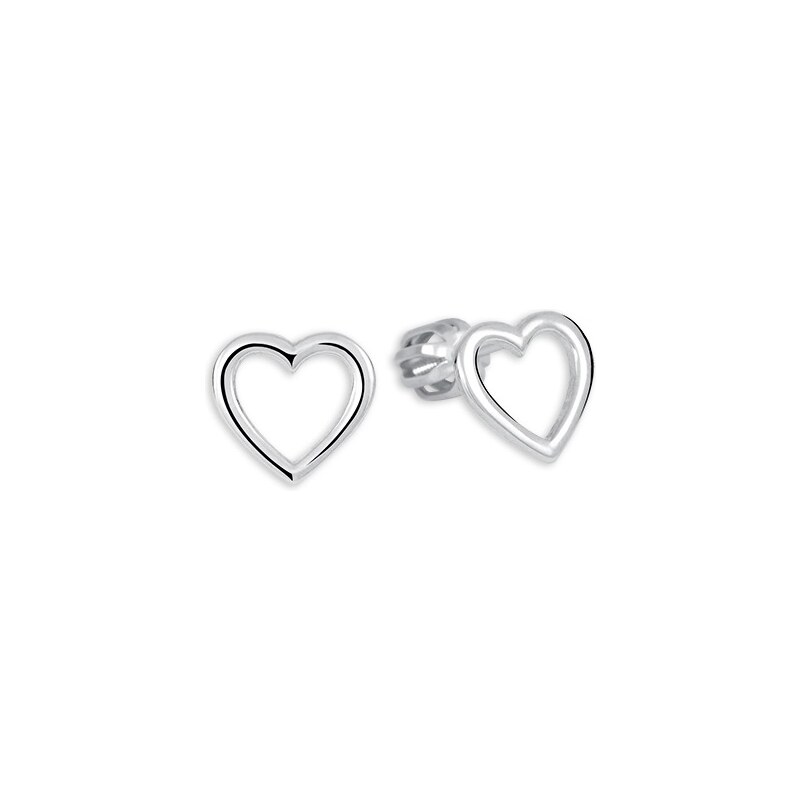 Soliter Romantické strieborné náušnice Srdce 431 001 02786 04 66585981