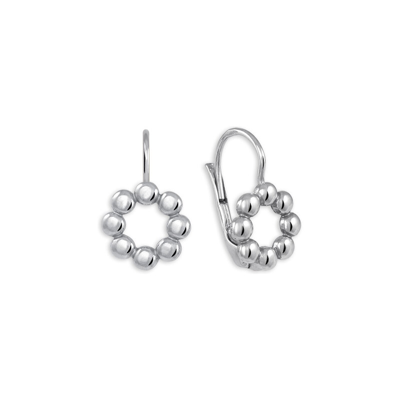 Soliter Visiace strieborné náušnice Krúžky 431 001 02806 04 66585049