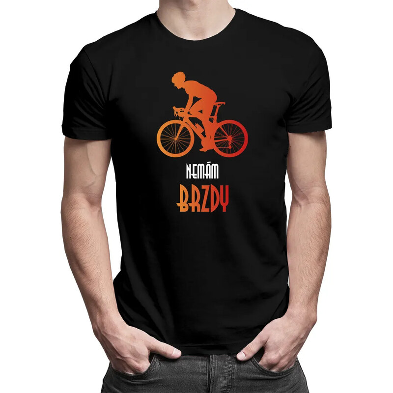 E-shop Garibald Nemám brzdy - pánske tričko s potlačou