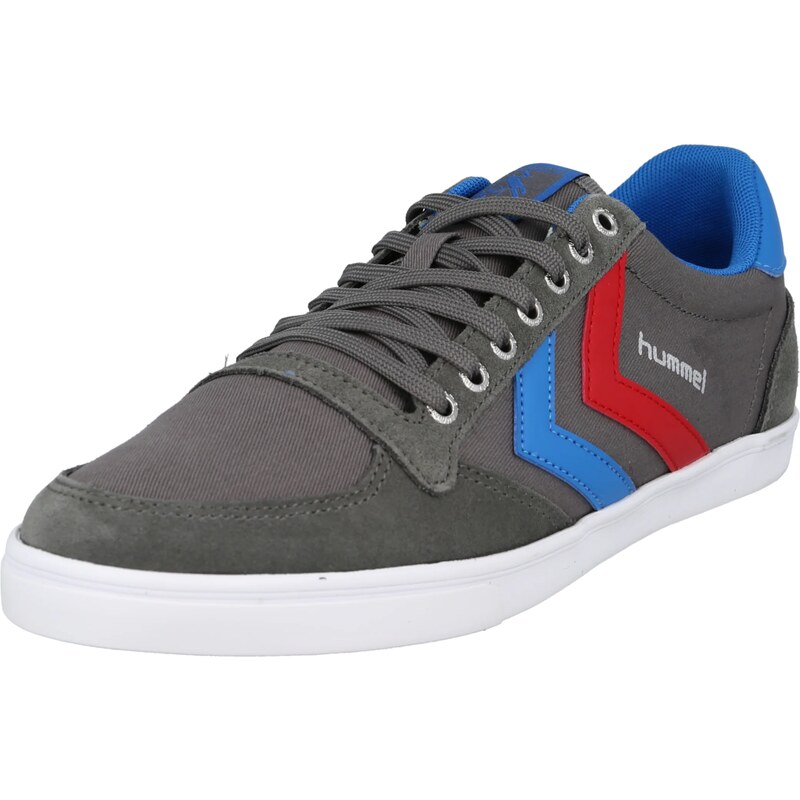 Hummel Športová obuv Slimmer Stadil modrá / striebornosivá / tmavosivá 33021989